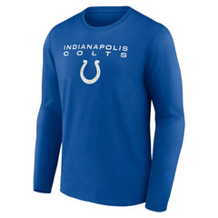 Indianapolis Colts Advance to Victory Long Sleeve T-Shirt - Royal T-shirts