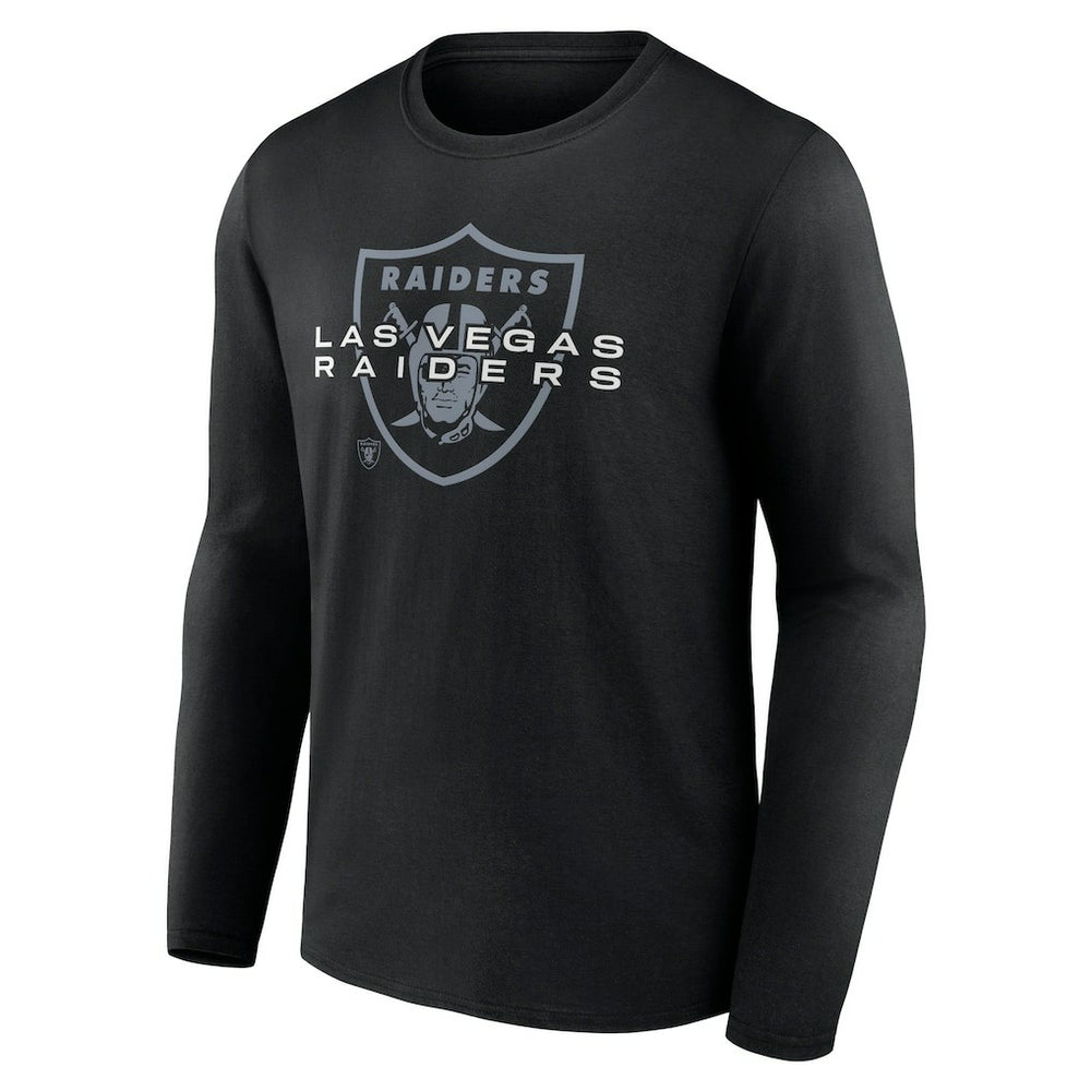 Las Vegas Raiders Advance to Victory Long Sleeve T-Shirt - Black T-shirts