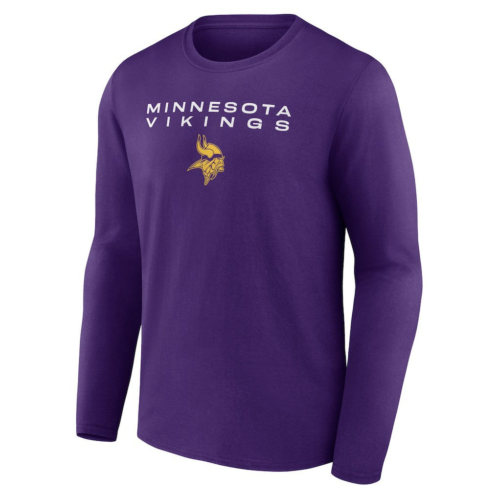 Minnesota Vikings Advance to Victory Long Sleeve T-Shirt - Purple T-shirts