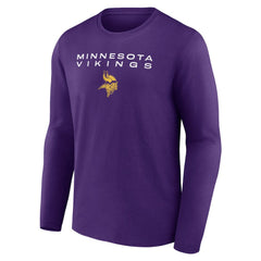 Minnesota Vikings Advance to Victory Long Sleeve T-Shirt - Purple T-shirts