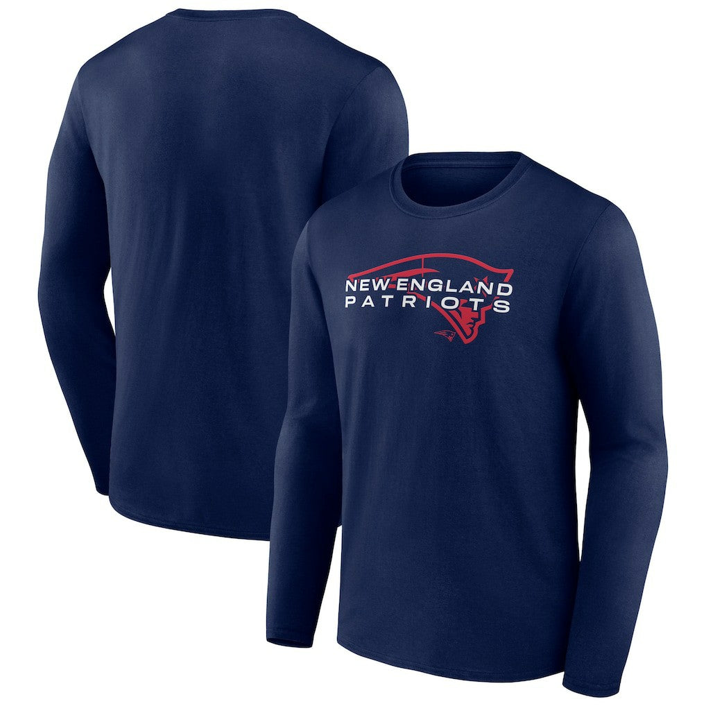New England Patriots Advance to Victory Long Sleeve T-Shirt - Navy T-shirts