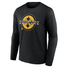 Pittsburgh Steelers Advance to Victory Long Sleeve T-Shirt - Black T-shirts