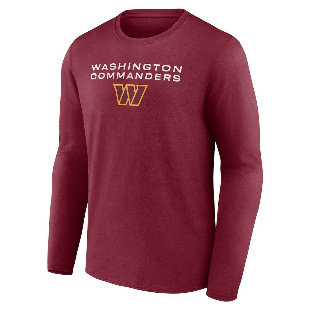 Washington Commanders Advance to Victory Long Sleeve T-Shirt - Burgundy T-shirts