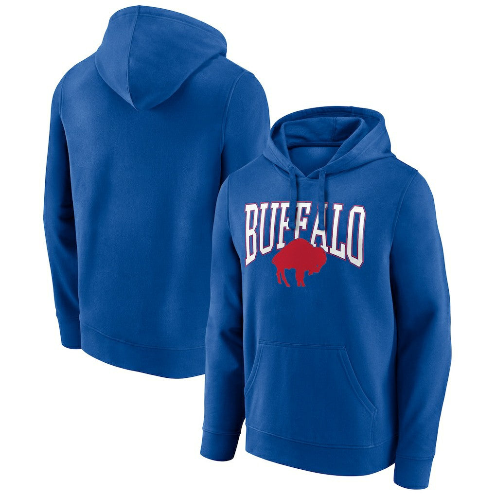 Buffalo Bills Gridiron Classics Campus Standard Pullover Hoodie - Royal Hoodies