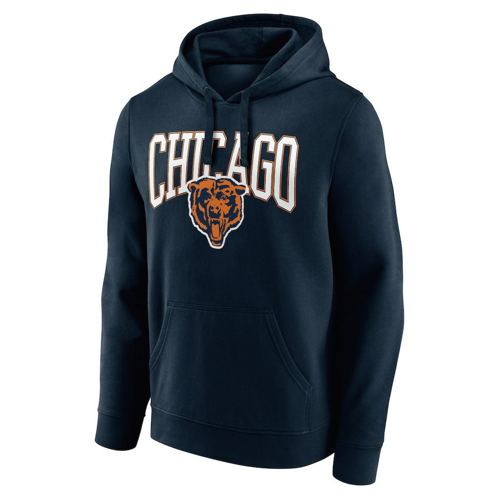 Chicago Bears Gridiron Classics Campus Standard Pullover Hoodie - Navy Hoodies
