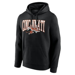 Cincinnati Bengals Gridiron Classics Campus Standard Pullover Hoodie - Black Hoodies