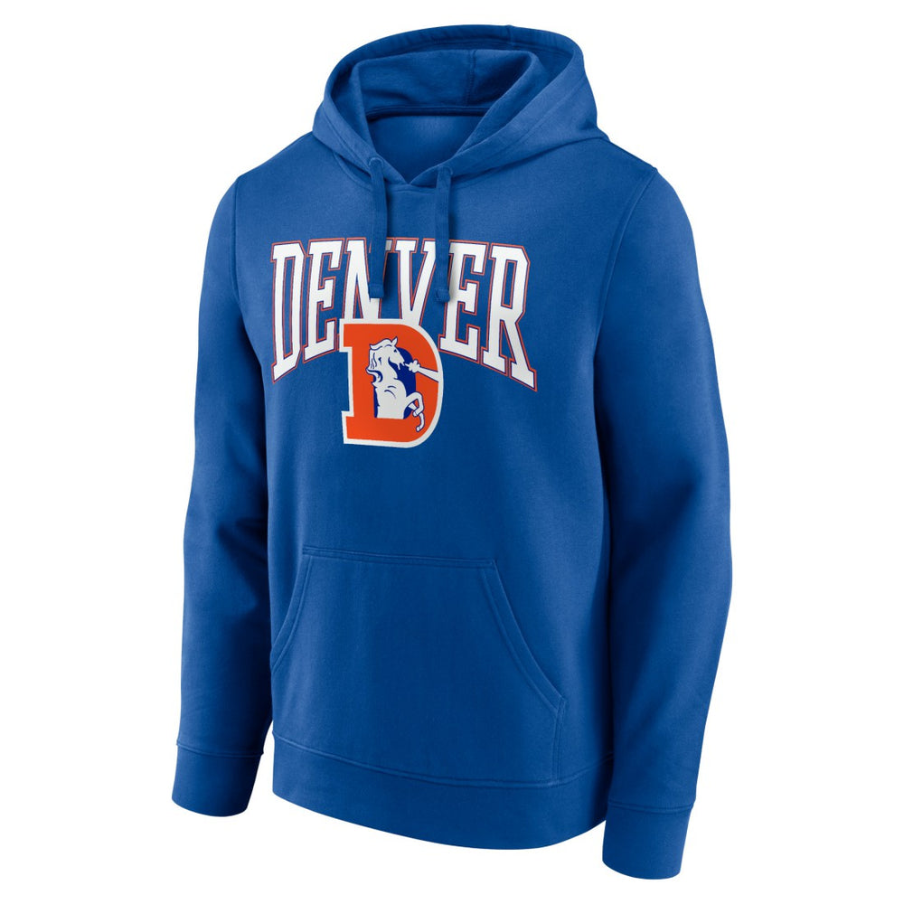Denver Broncos Gridiron Classics Campus Standard Pullover Hoodie - Royal Hoodies