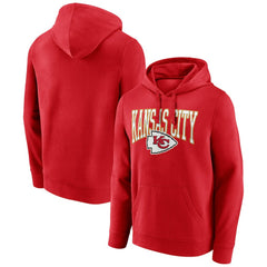 Kansas City Chiefs Gridiron Classics Campus Standard Pullover Hoodie - Red Hoodies