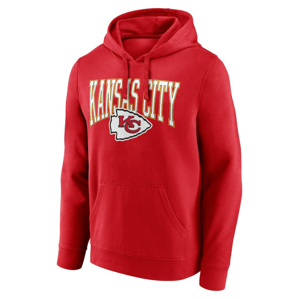Kansas City Chiefs Gridiron Classics Campus Standard Pullover Hoodie - Red Hoodies