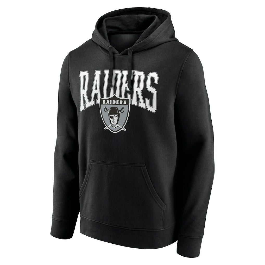 Las Vegas Raiders Gridiron Classics Campus Standard Pullover Hoodie - Black Hoodies