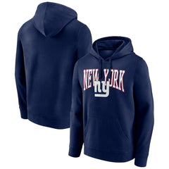 New York Giants Gridiron Classics Campus Standard Pullover Hoodie - Navy Hoodies