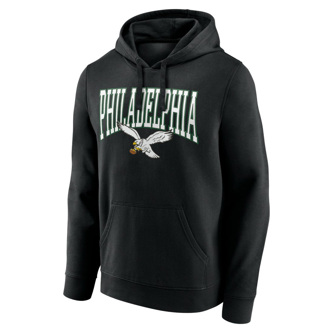 Philadelphia Eagles Gridiron Classics Campus Standard Pullover Hoodie - Black Hoodies