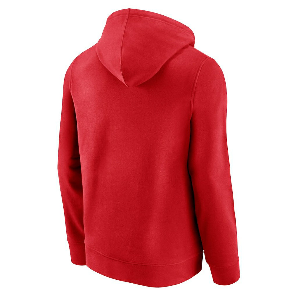 San Francisco 49ers Gridiron Classics Campus Standard Pullover Hoodie - Scarlet Hoodies