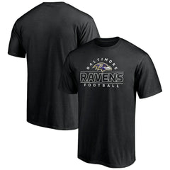 Baltimore Ravens Dual Threat T-Shirt - Black T-shirts