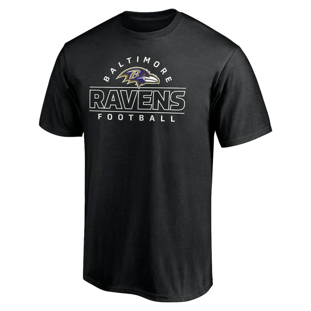 Baltimore Ravens Dual Threat T-Shirt - Black T-shirts