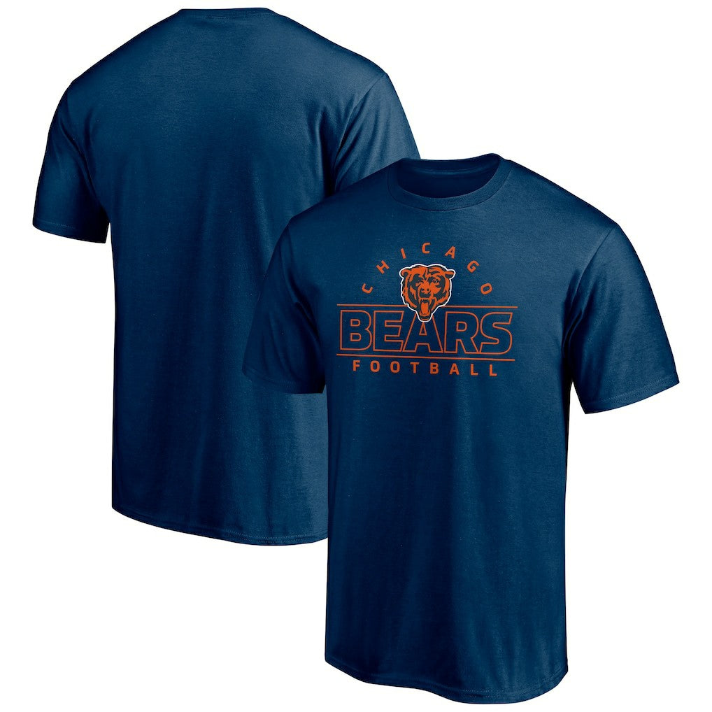 Chicago Bears Dual Threat T-Shirt - Navy T-shirts