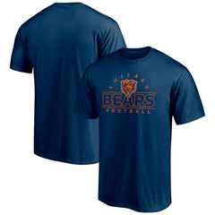 Chicago Bears Dual Threat T-Shirt - Navy T-shirts