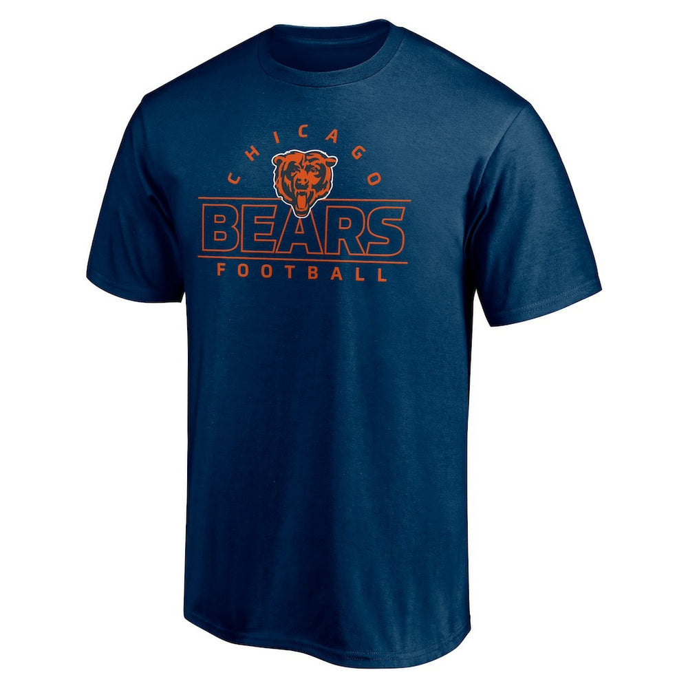 Chicago Bears Dual Threat T-Shirt - Navy T-shirts