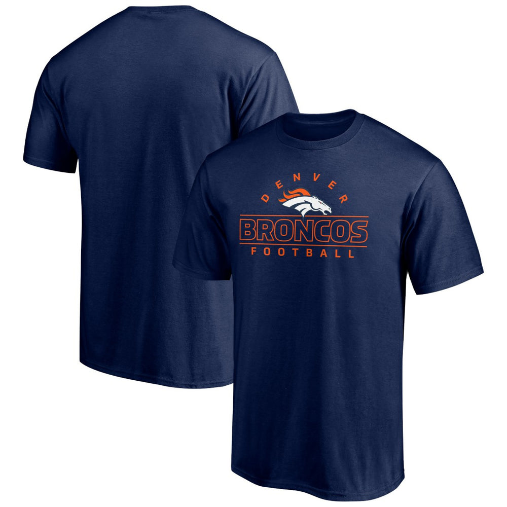 Denver Broncos Dual Threat T-Shirt - Navy T-shirts