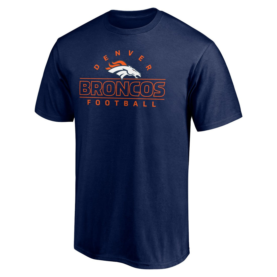 Denver Broncos Dual Threat T-Shirt - Navy T-shirts