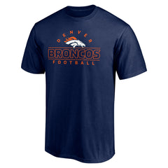 Denver Broncos Dual Threat T-Shirt - Navy T-shirts