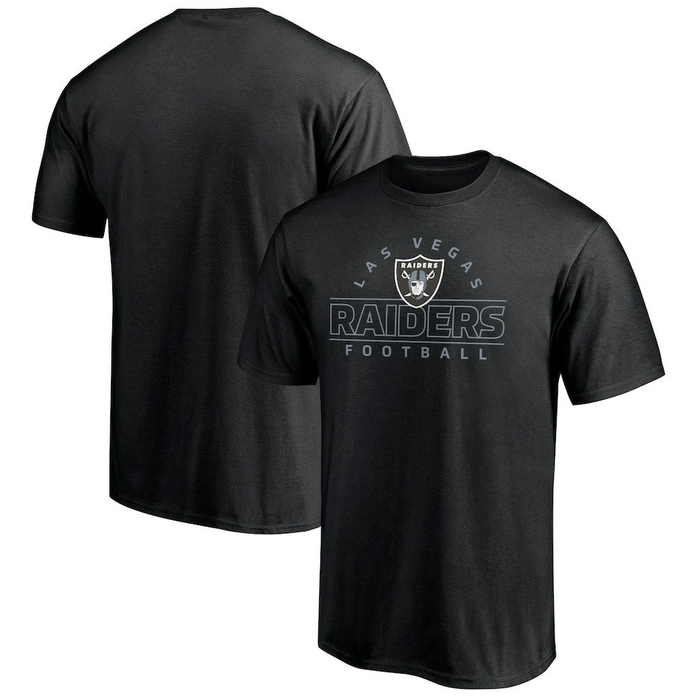 Las Vegas Raiders Dual Threat T-Shirt - Black T-shirts