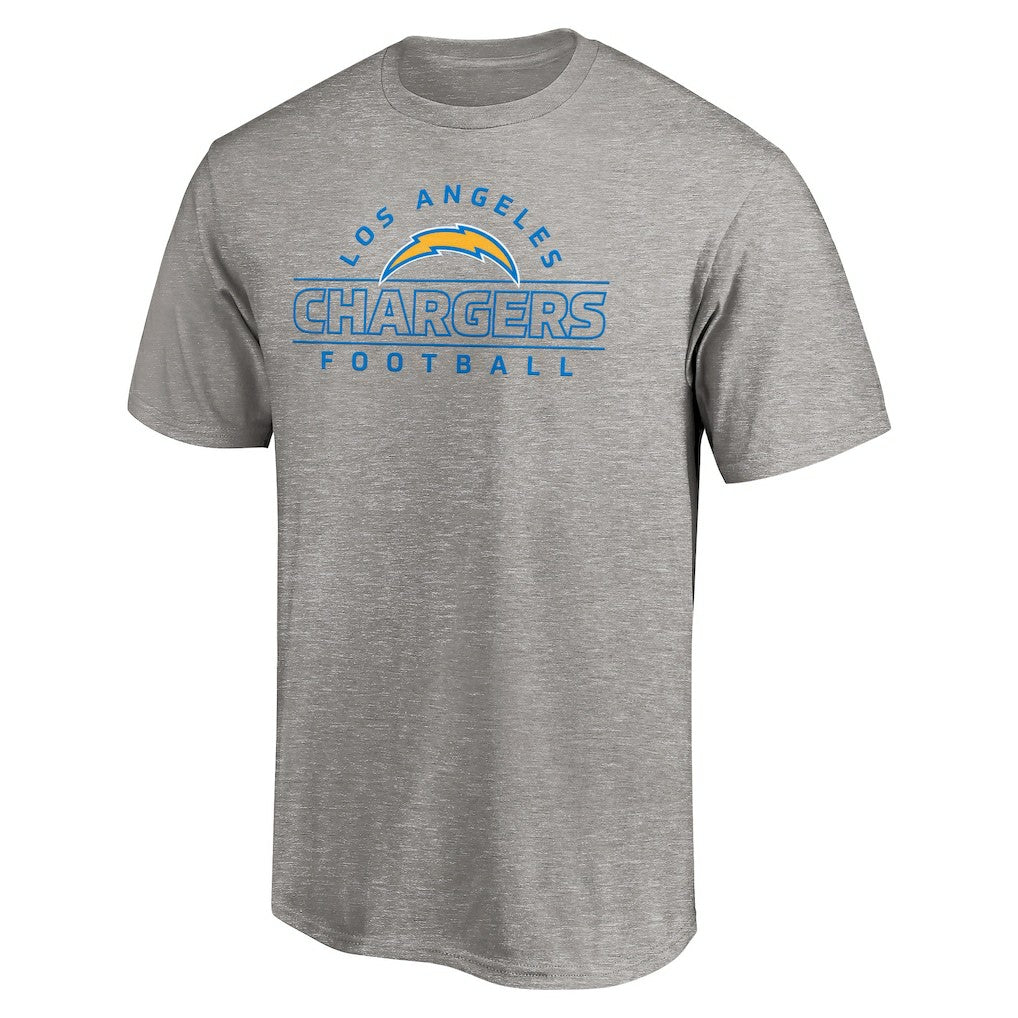 Los Angeles Chargers Dual Threat T-Shirt - Heather Gray T-shirts