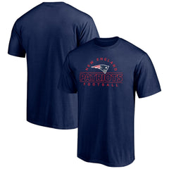 New England Patriots Dual Threat T-Shirt - Navy T-shirts