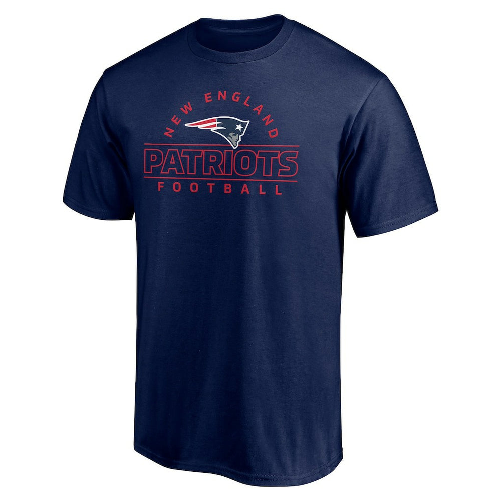 New England Patriots Dual Threat T-Shirt - Navy T-shirts
