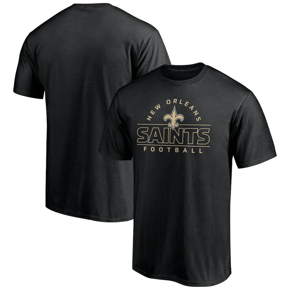 New Orleans Saints Dual Threat T-Shirt - Black T-shirts