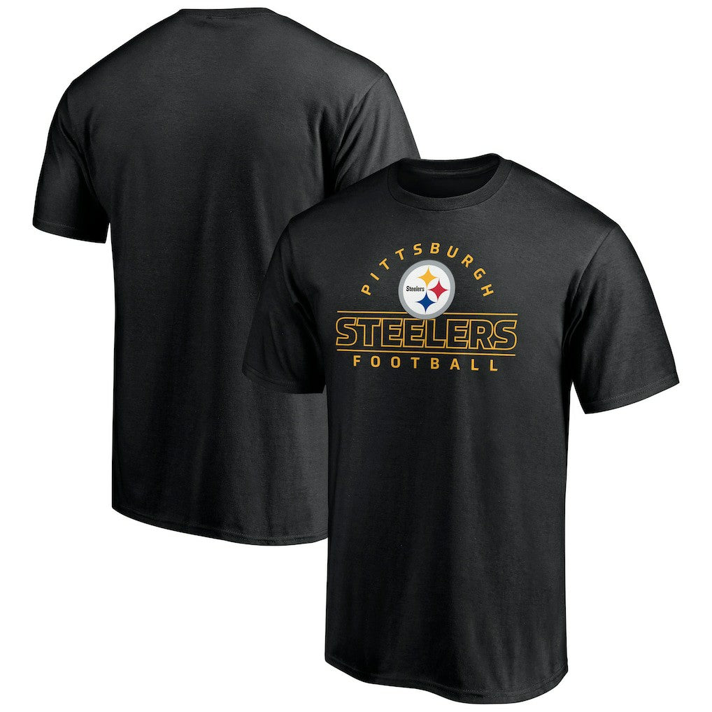Pittsburgh Steelers Dual Threat T-Shirt - Black T-shirts