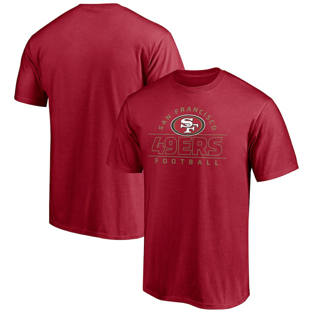 San Francisco 49ers Dual Threat T-Shirt - Scarlet T-shirts