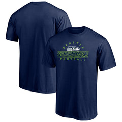 Seattle Seahawks Dual Threat T-Shirt - College Navy T-shirts
