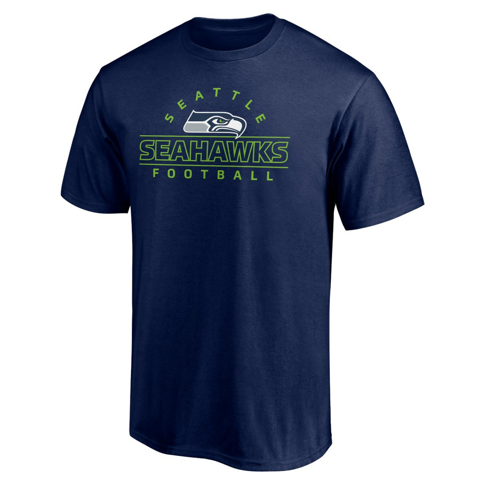 Seattle Seahawks Dual Threat T-Shirt - College Navy T-shirts
