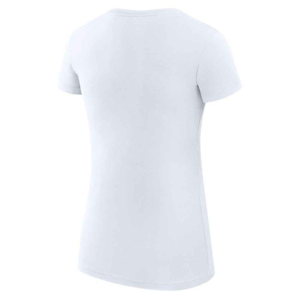 Atlanta Braves G-III 4Her by Carl Banks Women's Super-Slim Fit Lightweight Heart Graphic T-Shirt - White T-shirts