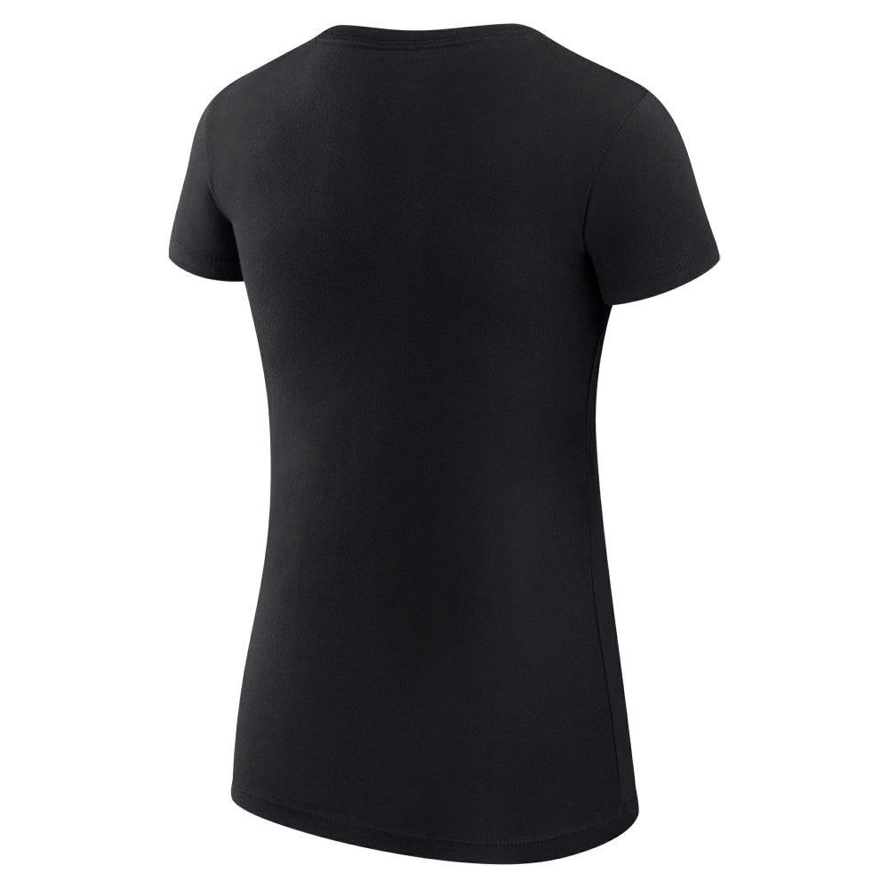 Cincinnati Reds G-III 4Her by Carl Banks Women's Super-Slim Fit Lightweight Heart Graphic T-Shirt - Black T-shirts