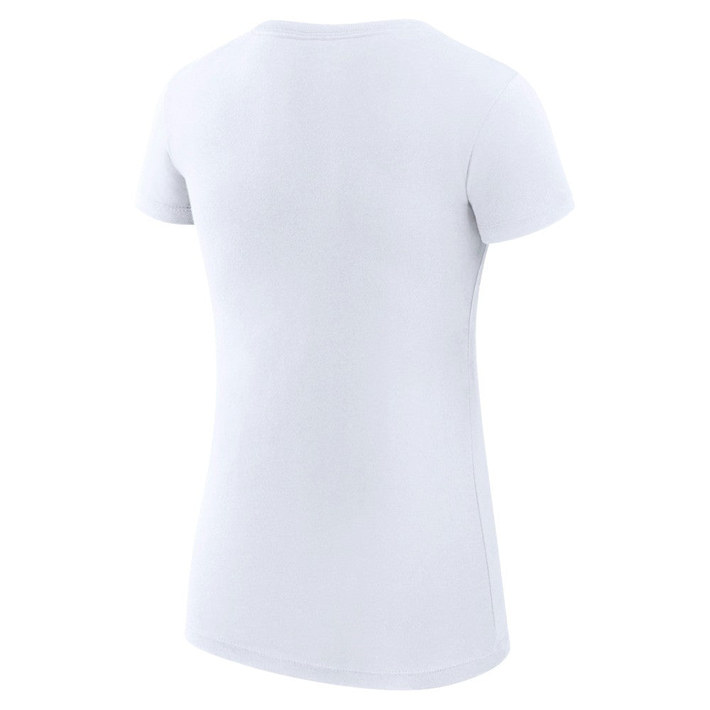 Milwaukee Brewers G-III 4Her by Carl Banks Women's Super-Slim Fit Lightweight Heart Graphic T-Shirt - White T-shirts