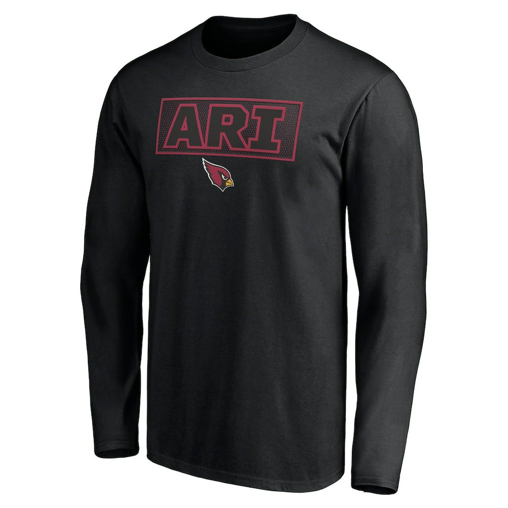 Arizona Cardinals Squad Throwbacks Long Sleeve T-Shirt - Black T-shirts