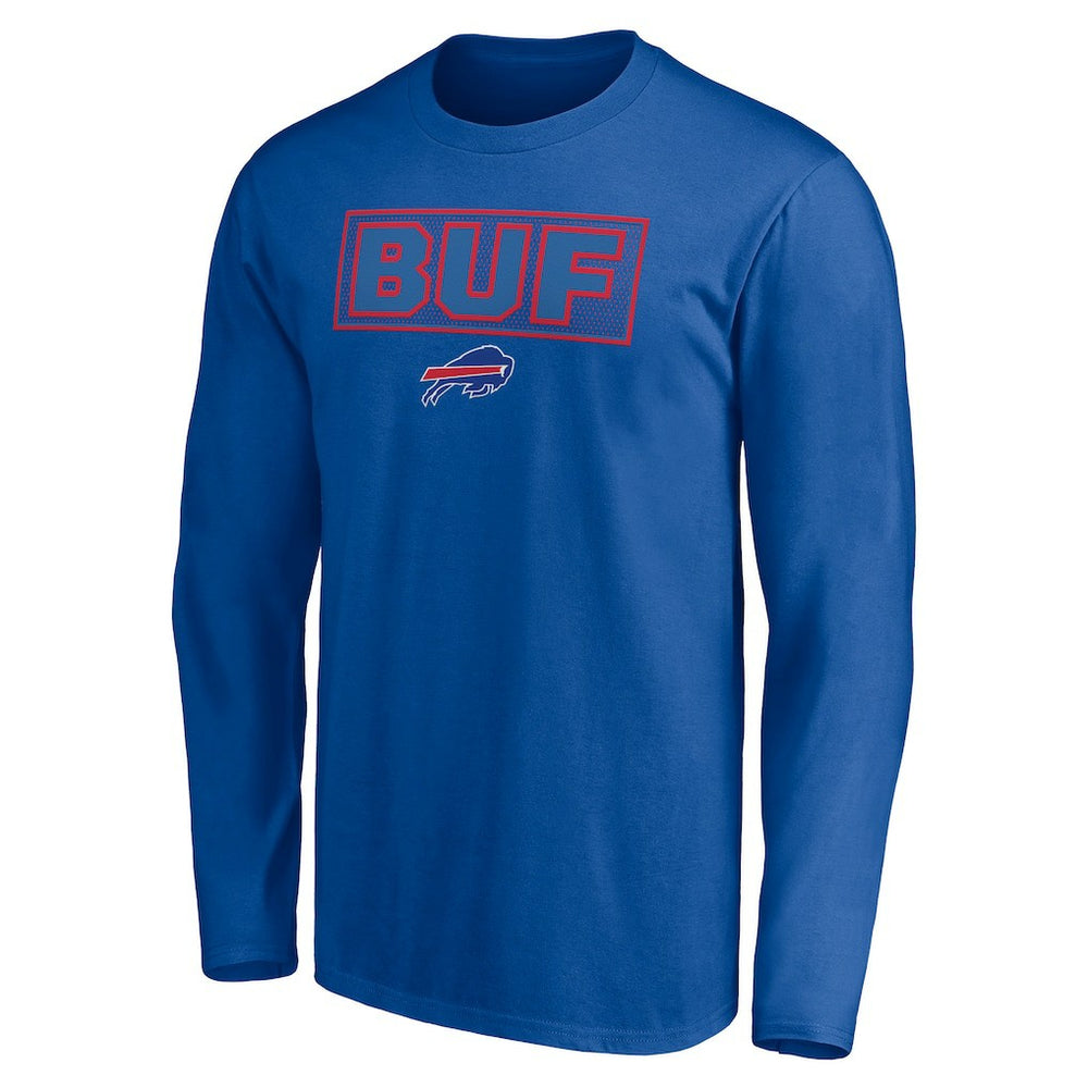 Buffalo Bills Squad Throwbacks Long Sleeve T-Shirt - Royal T-shirts