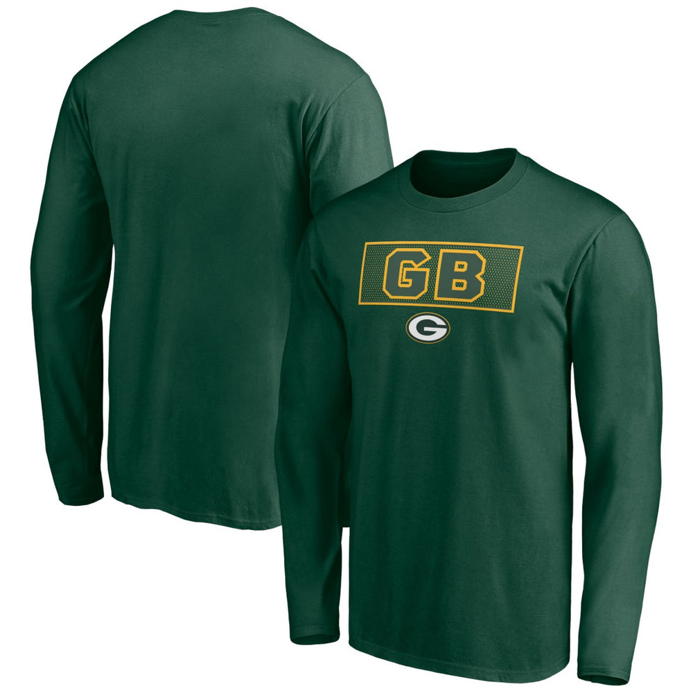 Green Bay Packers Squad Throwbacks Long Sleeve T-Shirt - Green T-shirts