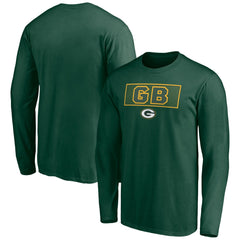 Green Bay Packers Squad Throwbacks Long Sleeve T-Shirt - Green T-shirts
