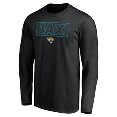 Jacksonville Jaguars Squad Throwbacks Long Sleeve T-Shirt - Black T-shirts