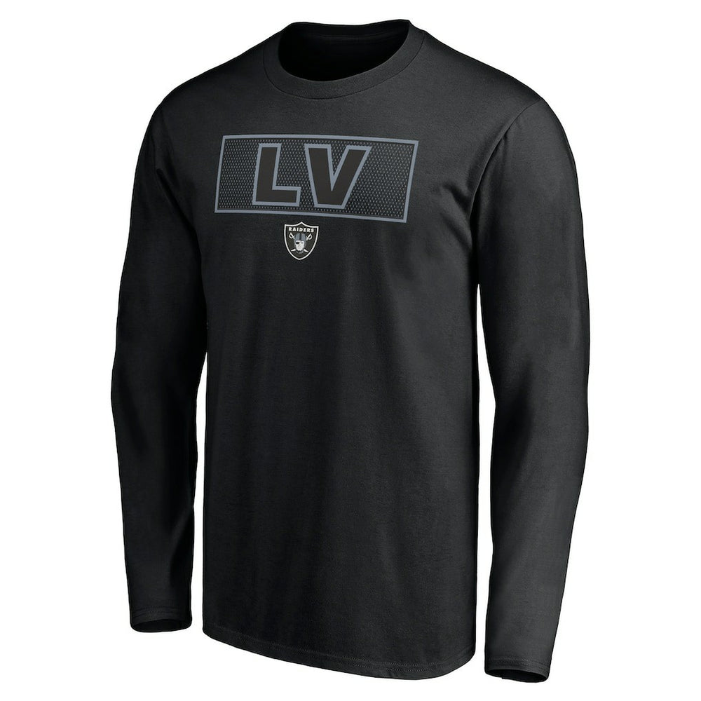 Las Vegas Raiders Squad Throwbacks Long Sleeve T-Shirt - Black T-shirts