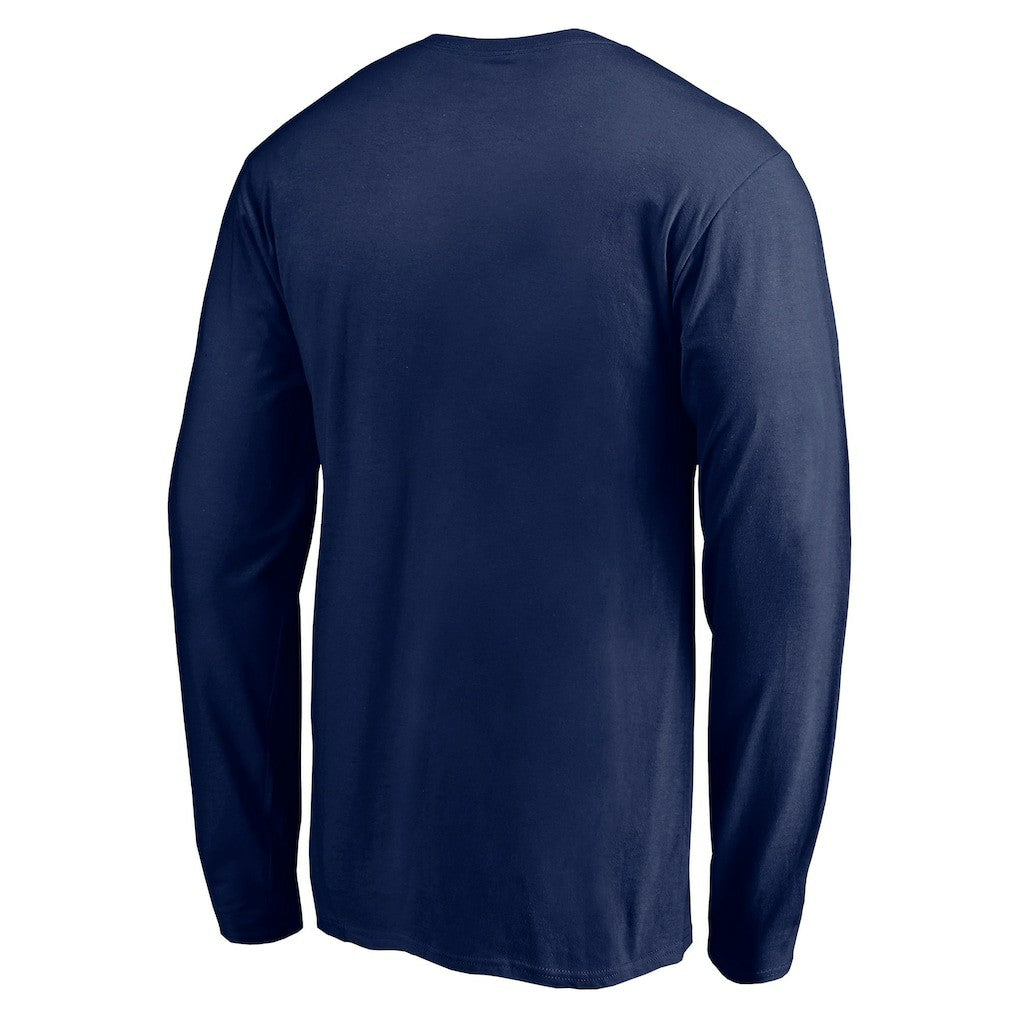 New England Patriots Squad Throwbacks Long Sleeve T-Shirt - Navy T-shirts