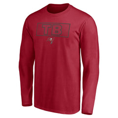 Tampa Bay Buccaneers Squad Throwbacks Long Sleeve T-Shirt - Red T-shirts