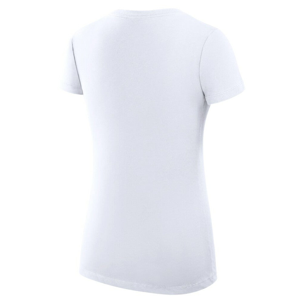 San Francisco Giants G-III 4Her by Carl Banks Women's Super-Slim Fit Lightweight Heart V-Neck T-Shirt - White T-shirts