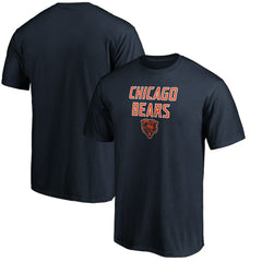 Chicago Bears Game Day Stack T-Shirt - Navy T-shirts
