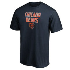 Chicago Bears Game Day Stack T-Shirt - Navy T-shirts