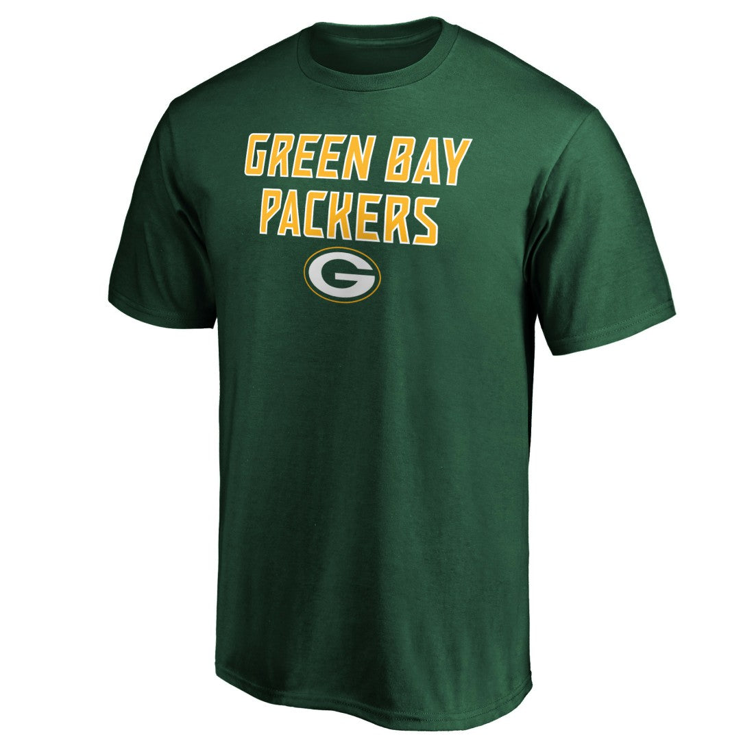 Green Bay Packers Game Day Stack T-Shirt - Green T-shirts