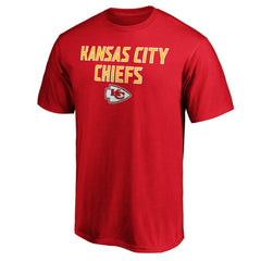 Kansas City Chiefs Game Day Stack T-Shirt - Red T-shirts